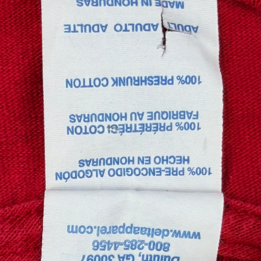 Vintage Alaska Shirt Men‎ Large Red Cotton Delta Pro Weight The Last Frontier - Picture 4 of 7